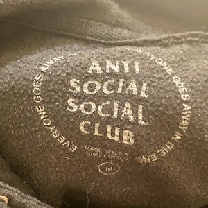 ASSC anti social social club sweatshirt flower design